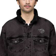Load image into Gallery viewer, PCNY P LOGO DENIM SHERPA JACKET