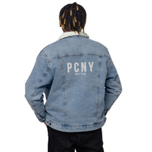 Load image into Gallery viewer, PCNY P LOGO DENIM SHERPA JACKET
