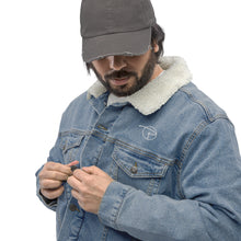 Load image into Gallery viewer, PCNY P LOGO DENIM SHERPA JACKET
